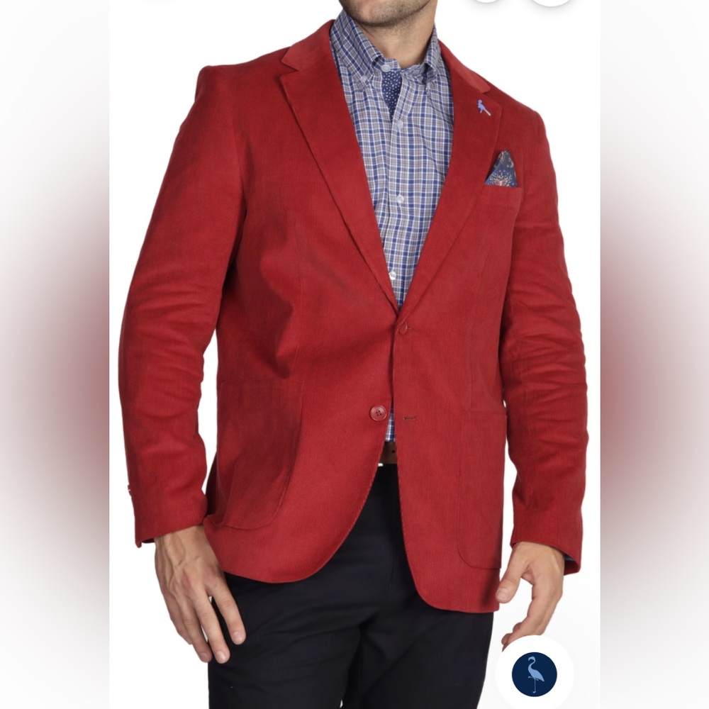 Tailorbyrd Men’s Cranberry Blazer